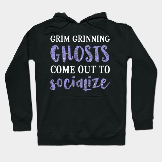 Grim Grinning Ghosts Hoodie by Elle & Charming